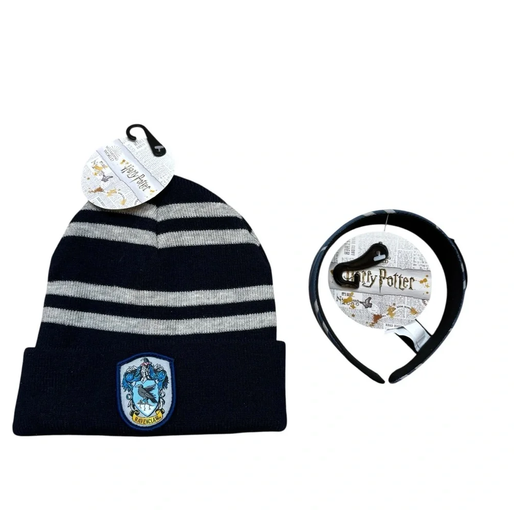 Brand new with Tags Harry Potter‎ Ravenaw Knit Hat and Headband